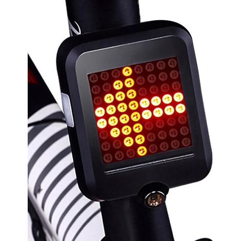 Luz trasera de bicicleta con intermitente (1/5)