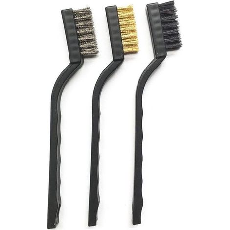 3-teiliges Metallbürsten-Set (Nylon, Messing, Edelstahl) (1/5)