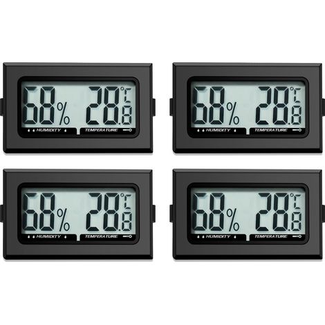 Thermomètre numérique pour intérieur et bureau, cuisine, incubateur et serre - hygromètre mini intérieur (1/5)