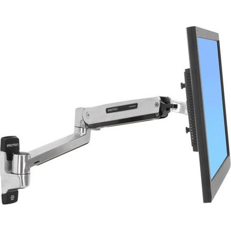 Braccio a muro Ergotron LX Sit Stand in acciaio inossidabile (1/4)
