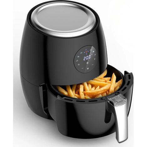 Frittolaio 3,5 L, Frittata senza olio a 360°, Multifunzione, Cesto per lavavassoio