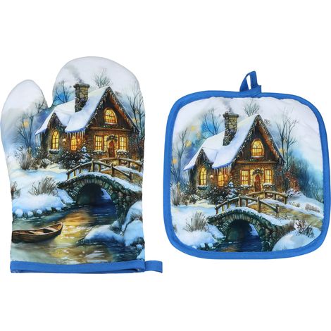 Carmani, set: presina e guanto da forno - HOME Nell'abbraccio dell'inverno (1/3)
