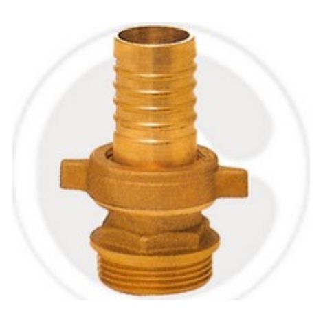 Raccord de tuyau droit en laiton 3 piA ces pour tuyaux 1-1 / 4 "x 30 mm