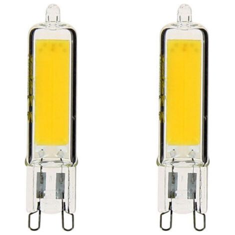 [JAMAIS UTILISÉ] Pack de 2 ampoules RetroLED, culot G9, 3,7W cons. (400 lumens), lumière blanche chaud