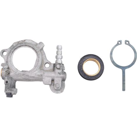 Support de roue dentée à vis sans fin de pompe à huile (vis sans fin et support inclus) compatible avec les tronçonneuses 024, 026, MS240 et MS260 1121 640 3203 (1/5)