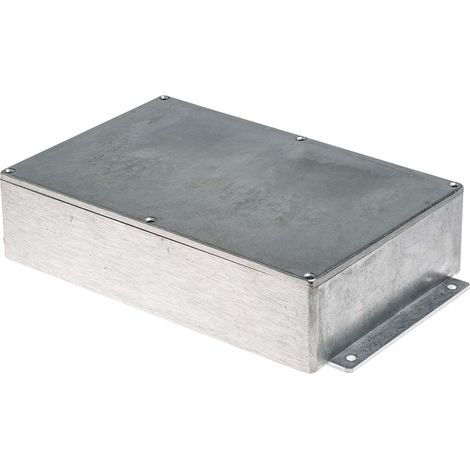 Boîtier RS PRO en Fonte d'aluminium, 252 x 146.1 x 55.5mm, Argent IP65, Blindé ( Prix pour 1 ) (1/3)