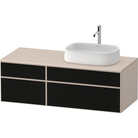 Duravit Zencha Konsolenwaschtischunterbau, 1300x550mm, 2 Auszüge, (1/2)