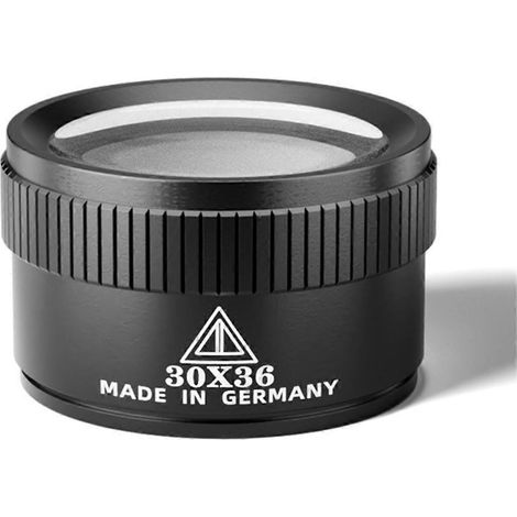 Doppellinsenlupe 30x36 mm für Präzisionsarbeiten, Uhrenlupe, Münz- und Briefmarkenlupe, Schmucklupe (1/5)