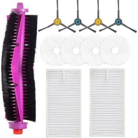Accessory set for the Midea V12 robot vacuum cleaner: 1 main brush, 2 HEPA filters, 4 cleaning cloths, 4 side brushes--DTEKGAZ (1/4)