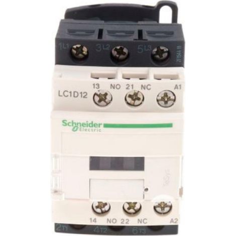 Schneider contattore di potenza per comando di motori 220v 12a