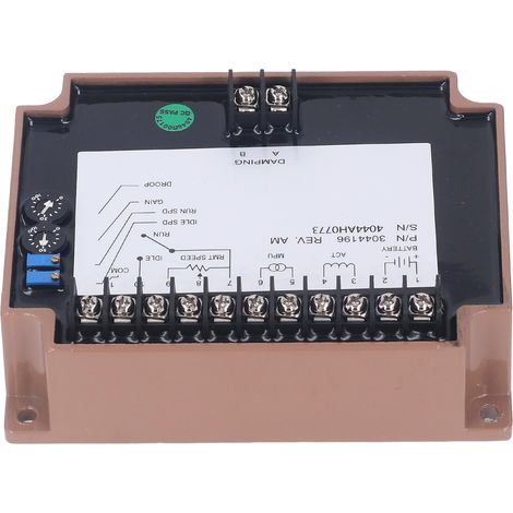 Carte de contrôle de vitesse pour groupe électrogène 3044196, régulateur de vitesse à démarrage progressif et ralenti, carte de contrôle de vitesse électronique, 12 V/24 V (1/5)