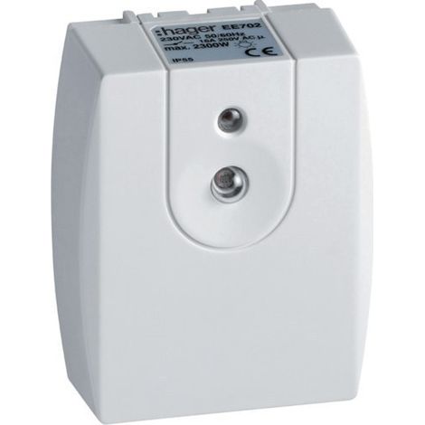HAGER EE702  COMPACT interruttore crepuscolare integrato a cellula commutata