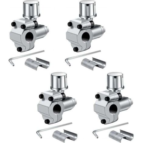 Valves de piercing BPV-31 pour réfrigérateur de climatisation - compatibles avec les tuyaux de 1/4, 5/16, 3/8", remplace BPV31, BPV31D, GPV14, GPV31, GPV38, GPV56, MPV31/paquet de 4
