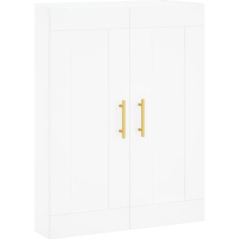 Buffet,Bahut,Armoire murale blanc 69,5x34x90 cm bois d'ingénierie CFW19743 (1/5)