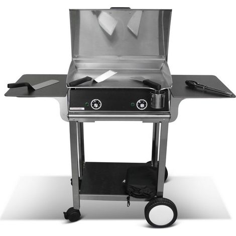 Pack plancha électrique PLANCHAELEC LUX 600 CARBON - CHARIOT RIVOLI (1/4)