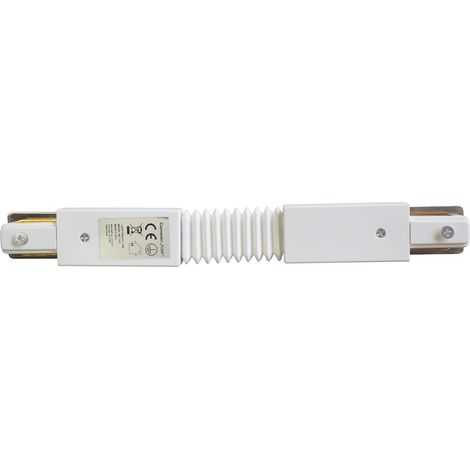 CONNECTEUR DE LAMPE BLANCHE POUR RAIL D'ÉCLAIRAGE TYPE : FLEXI (1/3)