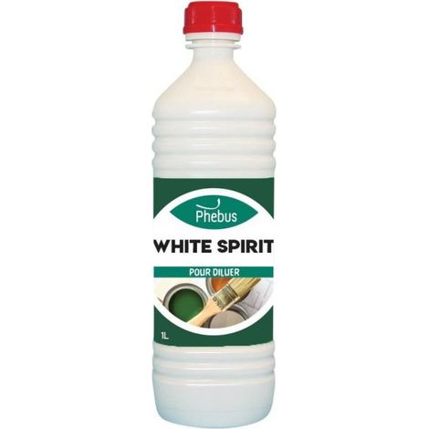 White Spirit Diluant Nettoyant Polyvalent - Solvant Glycerophtalique pour Peinture et Vernis - Nettoyage Pinceaux et Rouleaux - Bidon 1L (1/2)