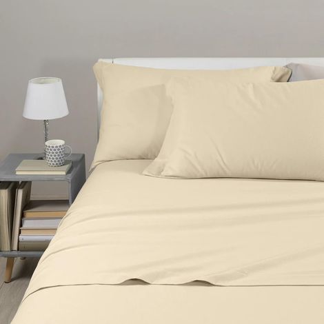 Parure de lit avec Housse de Couette 100% Coton – 2 Taies d’Oreiller 50x80 cm, Linge de Lit Confortable et Elégant - Housses de Couettes Pour 1 Personne ou 2 Personnes (1/5)