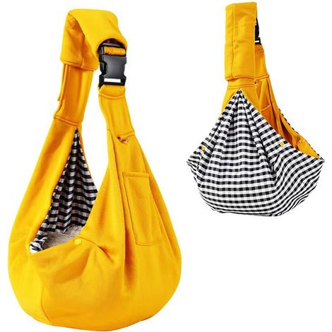 Sac de transport pour petits chats et chiens, adapté aux voyages en extérieur (convient aux animaux de moins de 15 chats) (1/4)