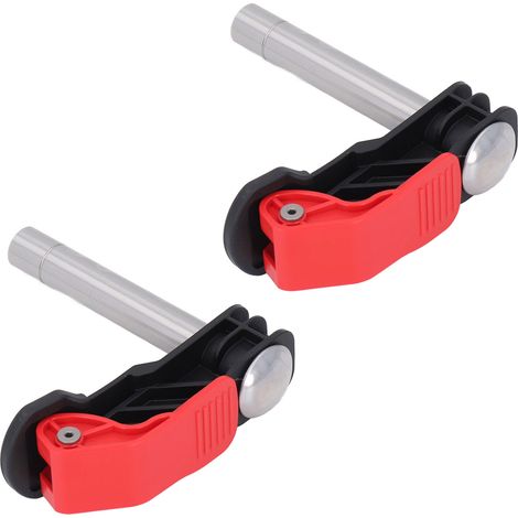 2 Pcs Serre-Joint Chien d'Établi 20mm Déclenchement Rapide Prise Ferme Serre-Planche pour Travail du Bois (1/5)