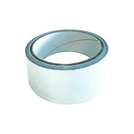 Cinta térmica de aluminio adhesiva blanca 40 mm x 9 m