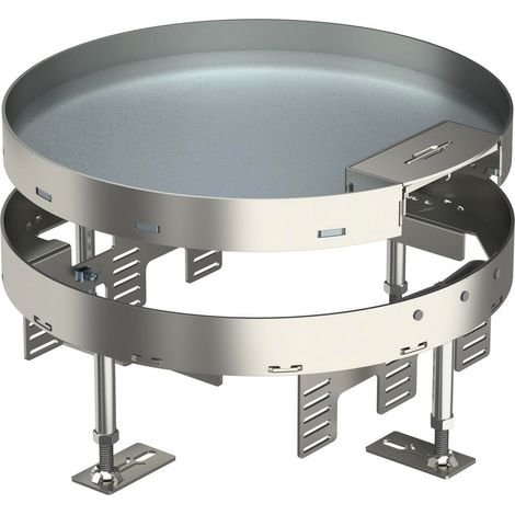 OBO Bettermann Boîtier rond avec sortie de cordon Ø305mm Acier inoxydable, inoxydable A2 1.4301, 7409278