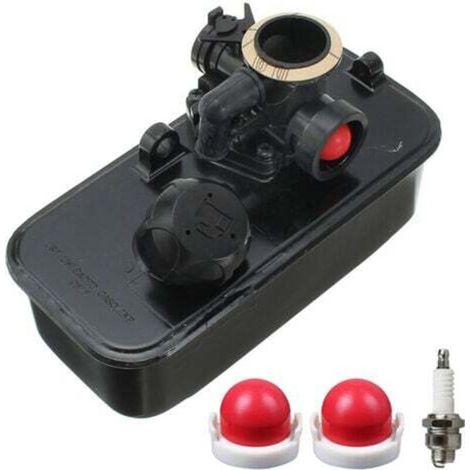 [NIEMALS VERWENDET] Cnornus Vergaser für Briggs & Stratton Kraftstofftank und Vergaser für Briggs & Stratton 498809 498809A 494406 Rasenmäher Ersatzteile