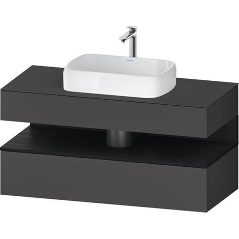 Duravit Collection One Konsolenwaschtischunterbau, 1 Auszug, 1 (1/2)
