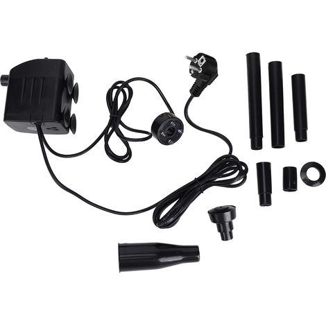 Pompe Submersible en plastique 3 en 1, 1000L/H, 15W, pour Aquarium, réservoir de poissons, avec lumière, pour jardin, fontaine, étang, SM-068 (1/5)