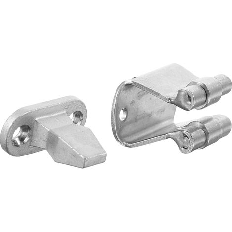 1 butoir de porte - inox - pour maintien de porte intérieure (1/5)