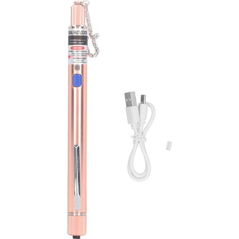 5 km Reichweite, wiederaufladbarer, kontaktloser Glasfaser-Sichtprüfstift aus Aluminiumlegierung, tragbarer Fehlerdetektor (1/5)