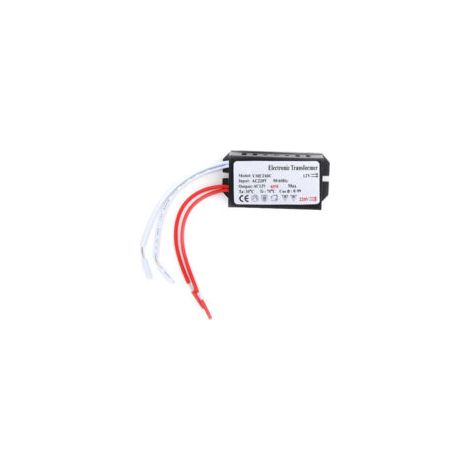Transformateur électronique 220V à 12V Puissance 60W Tension de sortie stable Installation facile pour lampes halogènes