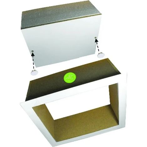 Trappe de visite BBC RT 2012 Isolpro - L 590 x l 590 mm - L 490 x l 490 mm - L 550 x l 550 mm