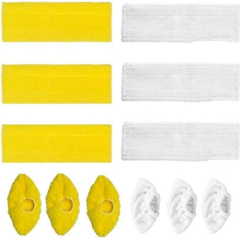 Lingettes de nettoyage vapeur pour aspirateurs portables Karcher SC1, SC2, SC3, SC4 et SC5 - Accessoires pour aspirateurs à main - Chiffon de nettoyage en microfibre lavable (1/5)