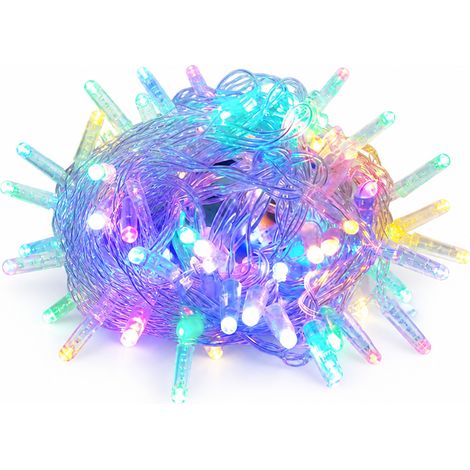 Guirlande LED Extérieure Étanche, 100 LED Blanc Chaud, 220 V, pour Fêtes et Décoration d'Arbres (1/5)