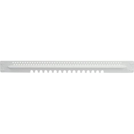 Porte d'entrée plastique Nicot blanche 8,5 mm pour ruche Dadant