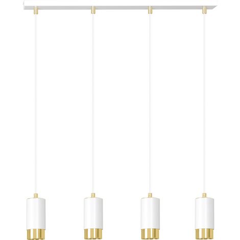 Lampadario Emibig Fumiko 4xGU10 bianco/oro dimmer (1/5)