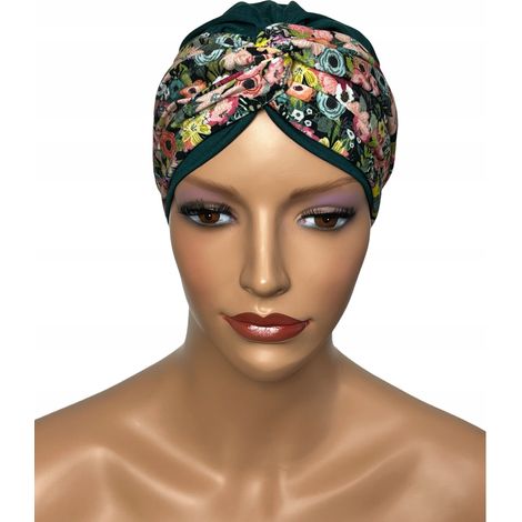 Marias geflochtener Turban we13/256 nach der Chemotherapie (1/5)