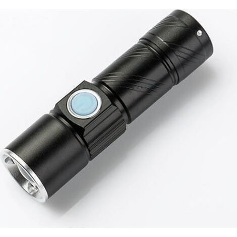 UV Torch, USB Rechargeable UV Torch with 395nm Black Light Zoomable UV Torch