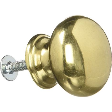 Imex el zorro b-76085 – Pomo liscia, ottone lucido, 30 mm (1/2)