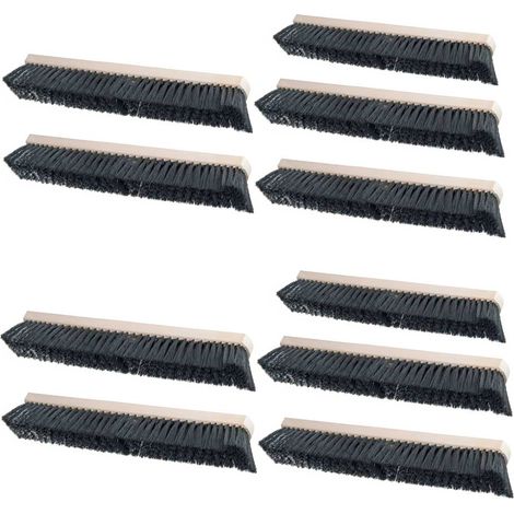 BRB Lot de 10 fouets en crin de cheval - Longueur : 500 mm