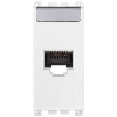 19339.11.B Presa Rj45 Netsafe Cat5E Utp Bianco Arkè