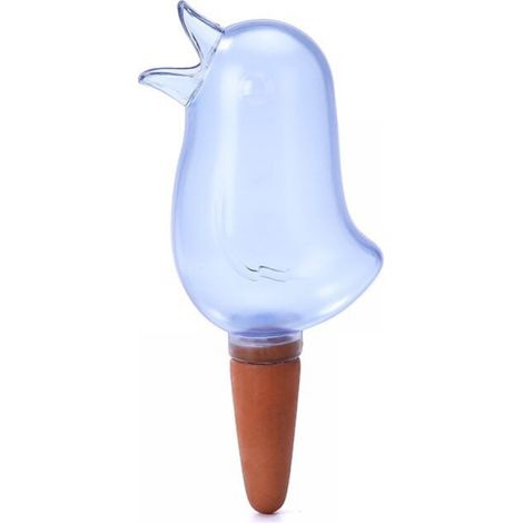 (bleu) 5pcs Piquets D'arrosage Automatique, Plantes d'oiseaux Mignonnes, Pics D'arrosage Automatiques pour Plantes D'intérieur et D'extérieur et Fleurs en Pot (1/5)
