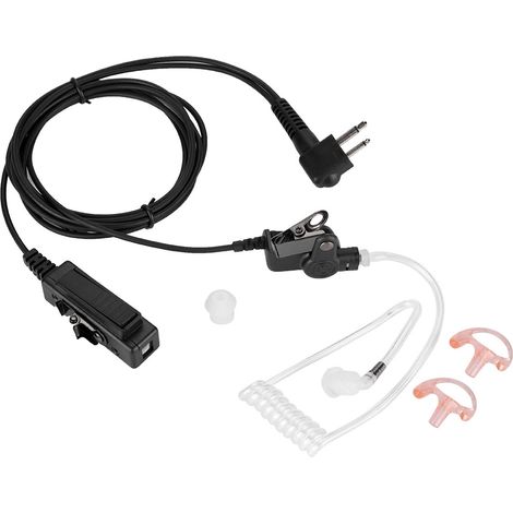 Écouteur radioamateur M Head Air Duct avec bouton PTT pour talkie-walkie (1/5)