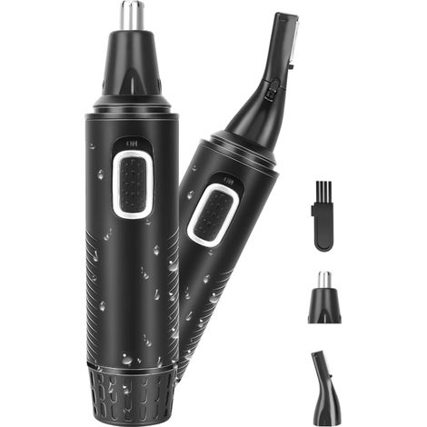 Tondeuse pour poils du nez, des oreilles, du nez et des oreilles, des sourcils, des lèvres et des sourcils, épilateur sans douleur, IPX7, lavable pour homme et femme (1/5)