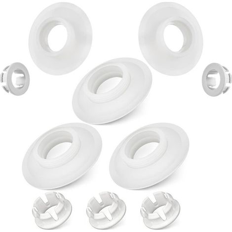 Ensemble blanc de 5 pièces - compatible avec le joint d'étanchéité en silicone de la vanne de vidange IdealStandard SV01967 et le siège de toilette (1/5)