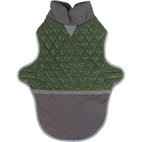 Gilet Chien Imperméable Doublure Polaire Réglable Pour Hiver Froid Avec Trou Laisse Petit Moyen Grand (1/5)