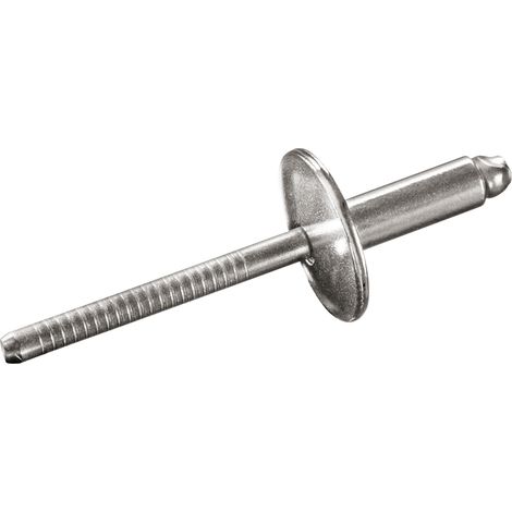 GOEBEL - 500 x Rivets aveugles 4 x 10 mm - Acier inoxydable A2 / acier inoxydable A2 - Tête large - STANDARD - 7032140100 (1/5)