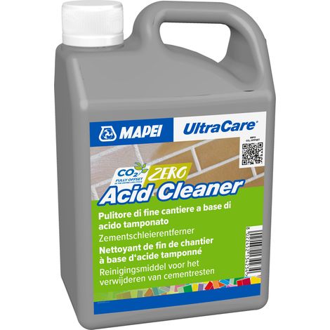 Ultracare acid cleaner pulitore liquido multiuso base acida gres piastrelle 5 l