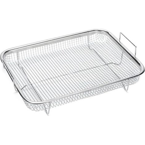 plat à four, panier à griller en acier inoxydable, grille antiadhésive, panier à griller en briquexx (1/5)